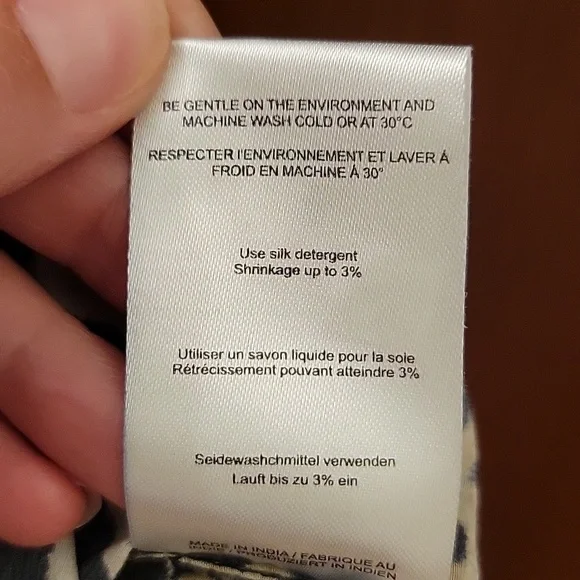 GANNI | Leopard Print Smocked Short Sleeve Peplum Hem top Cotton & Silk - XS - Picture 11 of 12